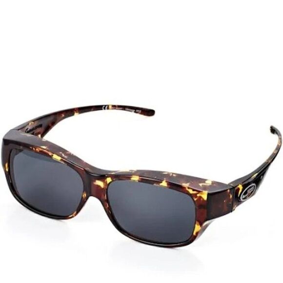 Jonathan Paul Allara Fitovers Tortoiseshell Amber Sunglasses -Polarized UV 400 - Picture 1 of 12